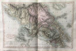 Ancient Greece Pars Borealis Charles Smith Classical Atlas Map 1809.