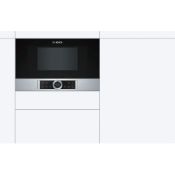 (2/Mez) RRP £680. Bosch Series 8 BFL634GS1B Built In Microwave. (Ex Display, Clean, Unused). 900W...