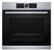 (6/Mez) RRP £799. Bosch Series 8 Built In Oven Stainless Steel HBG633BS1B. (Ex Display, Clean, U...