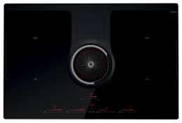 (13/Mez) RRP £3600. Elica NIKOLATESLA HP BL/F/ 83 Black Built-In 83cm Zone Induction Hob 4 Zone(s...