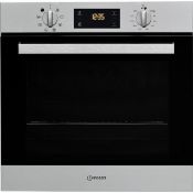 (7/Mez) RRP £500. Indesit Built In Electric Oven IFW 6340 IX Stainless Steel. (Ex Display, Clean,...