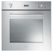 (34/Mez) RRP £639. Smeg SFP485X Cucina Pyrolitic Multifunction Maxi Plus Electric Built-in Single...