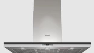 (26/Mez) RRP £565. Siemens Box Style Hood LC98BD540B Stainless Steel. (Ex Display, Clean, Unuse...