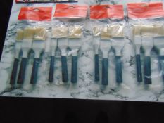 AZ113 4 Packs of Brand New Top Quality Paint Brushes