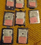 AZ101 Nine x Hard Drives 8 x 500 GB and 1 x 750 GB