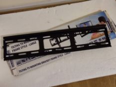 2x Electrovision A195EE Tilting TV Mounting Bracket Frame Style Base Only.