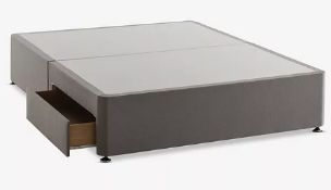 John Lewis Silentnight Non Sprung 2 Drawer Divan Storage Bed, Double