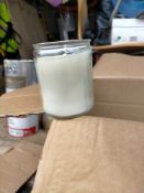 20 x Glass Jar Candles - White