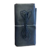 Heavy Duty Lorry Tipper Net Cover PVC Mesh High Strength With Eyelets & Bungee Cord 4m x 3m Black