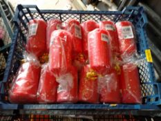 13 x Pillar Candles With Gold Stars and Glitter