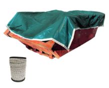 High Quality Skip Net 12ft x 9ft Close Mesh Debris Netting With Eyelets & Bungee Cord