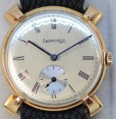 Eberhard & Co. / Vintage - Gentlmen's Yellow Gold Wrist Watch