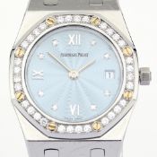 Audemars Piguet / Royal Oak - Diamond Case - Date - 25 mm - Lady's Steel Wrist Watch