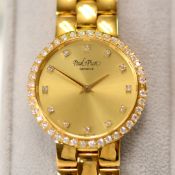Paul Picot / Diamond - Lady's Yellow Gold Wrist Watch