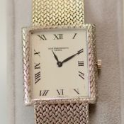 Vacheron Constantin / Rectangular - Ultra thin - 1960s - Unisex White Gold Wrist Watch