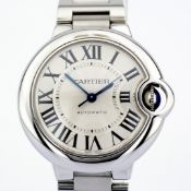 Cartier / Ballon Bleu - Automatic - 33 mm - Unisex Steel Wrist Watch