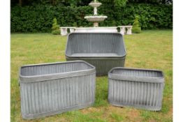 Set of 3 Rectangle Tubs