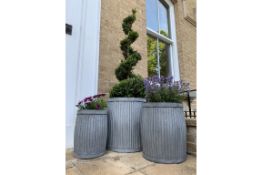 Set of 3 Large Tub Planters