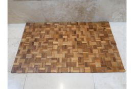 Teak Wood Bath Mat