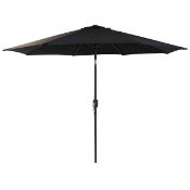 4x Crank Handle Umbrella - Black