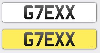 G7EXX Number Plate - Currently on Retention *NO VAT*