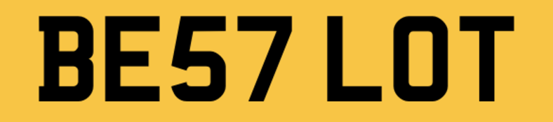 BE57 LOT Auction Ebay Seller Buyer Auctioneer Professional Best Number Plate