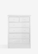 John Lewis ANYDAY Wilton 6 Drawer Chest, White RRP £349