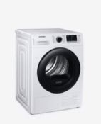 Samsung Series 5 DV80TA020AE Freestanding Heat Pump Tumble Dryer, 8kg Load, White RRP £629