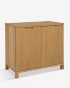 John Lewis Abacus Wide Storage Cupboard, FSC-Certified, Oak RRP £249