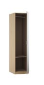 John Lewis ANYDAY Mix it Single Wardrobe, Natural Oak RRP £100