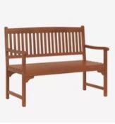 John Lewis ANYDAY 2-Seater Garden Bench, FSC-Certified (Eucalyptus Wood), Natural RRP £149