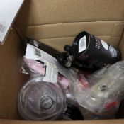 Box Including Kitchen Appliances, Soap Dispensers and A Candle Light (128)