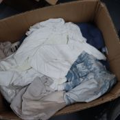 Box of Bedding Also Including Towels (164)