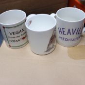 Selection of Large Mugs Seconds With Slight Defect To The Print x 12