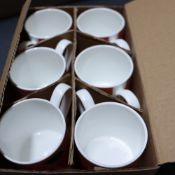 Eat End Print Mugs Seconds With Slight Defects To The Print x 6
