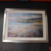 Polzeath Beach Painting By Michael Sanders (98)