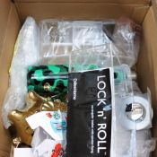Box of Homeware Items Such As Drinks Botte and Bathroom Storage (110)