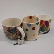 3 Mugs Including Emma Bridgewater (7)