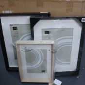 3 John Lewis Picture Frames x3 (163)