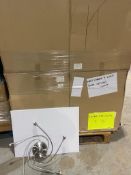Full Pallet of Matt Chrome 5 light Swirl Ceiling Lights (72 pieces) RRP £50 per item **No VAT**