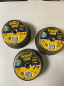 Set of 12 Dewalt Extreme Grinding Disc RRP £150 **No Vat**