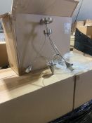 Huge Lot of 55 x Chrome 3-way Ceiling Lights (RRP £30 per unit) **No Vat**