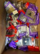 Huge Box full of Mixed Sockets/Switches RRP £300+. **No Vat**