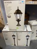 Set of 3 Blooma Richelieu Post Lights RRP £100+ **No Vat**