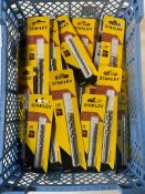 Tray of 60 Stanley drill bits mixed sizes RRP £150+ **No Vat**
