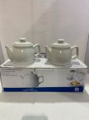 Large Box of 24 x White Tablewear Teapots RRP £100+ **No Vat**