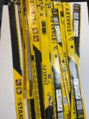 50 x Mixed Packets of Stanley Bow Saw Blades RRP £200+ **No Vat**