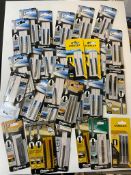 Tray of 37 x Packets Mixed Jigsaw Blades - Stanley/Piranha RRP £100+ **No Vat**