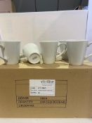 Huge Lot of 96 x Vitrilite White Conical Mugs 10.6 oz 30cl RRP £100+ **No Vat**