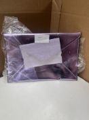 Purple Clutch Bag. RRP £20 - Grade U
